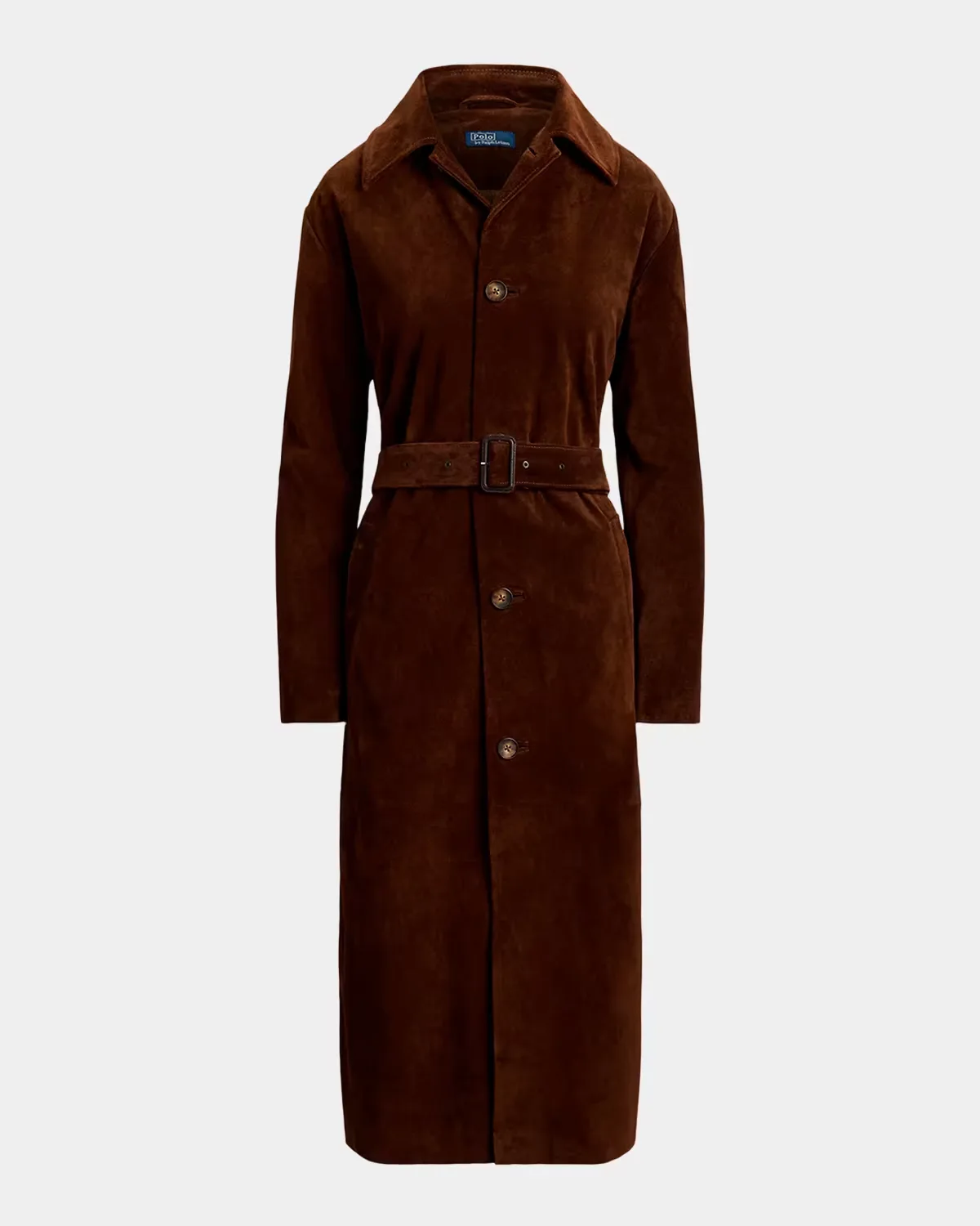 Suede Belted Car Coat by Polo Ralph Lauren