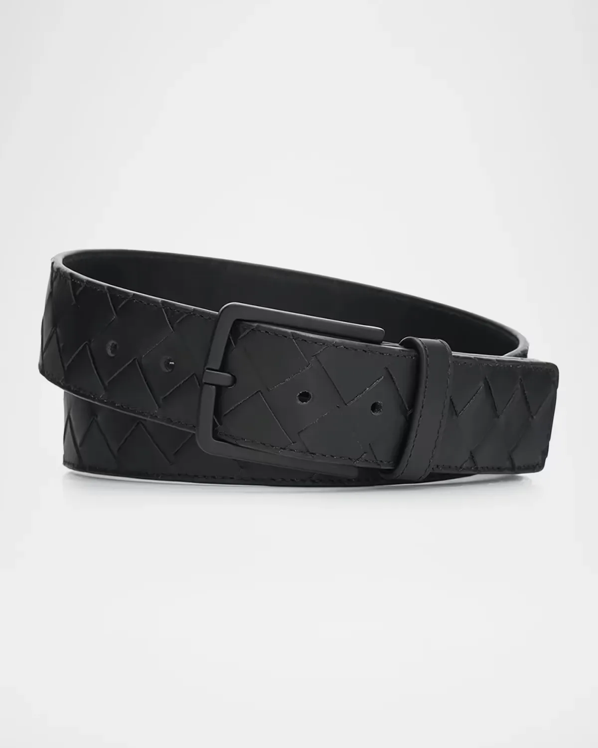 Maxi-Intrecciato Leather Belt by Bottega Veneta