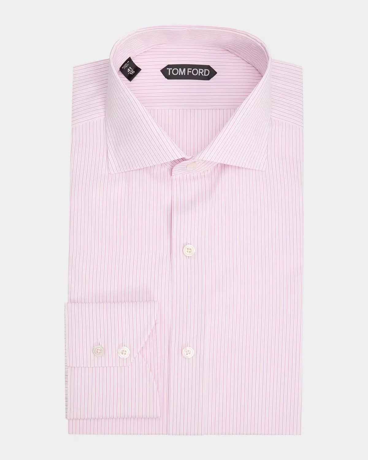 Striped Cotton Dress Shirt