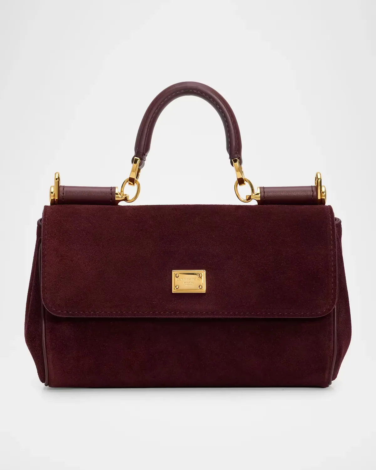 My Sicily Suede Top Handle Bag by Dolce & Gabbana