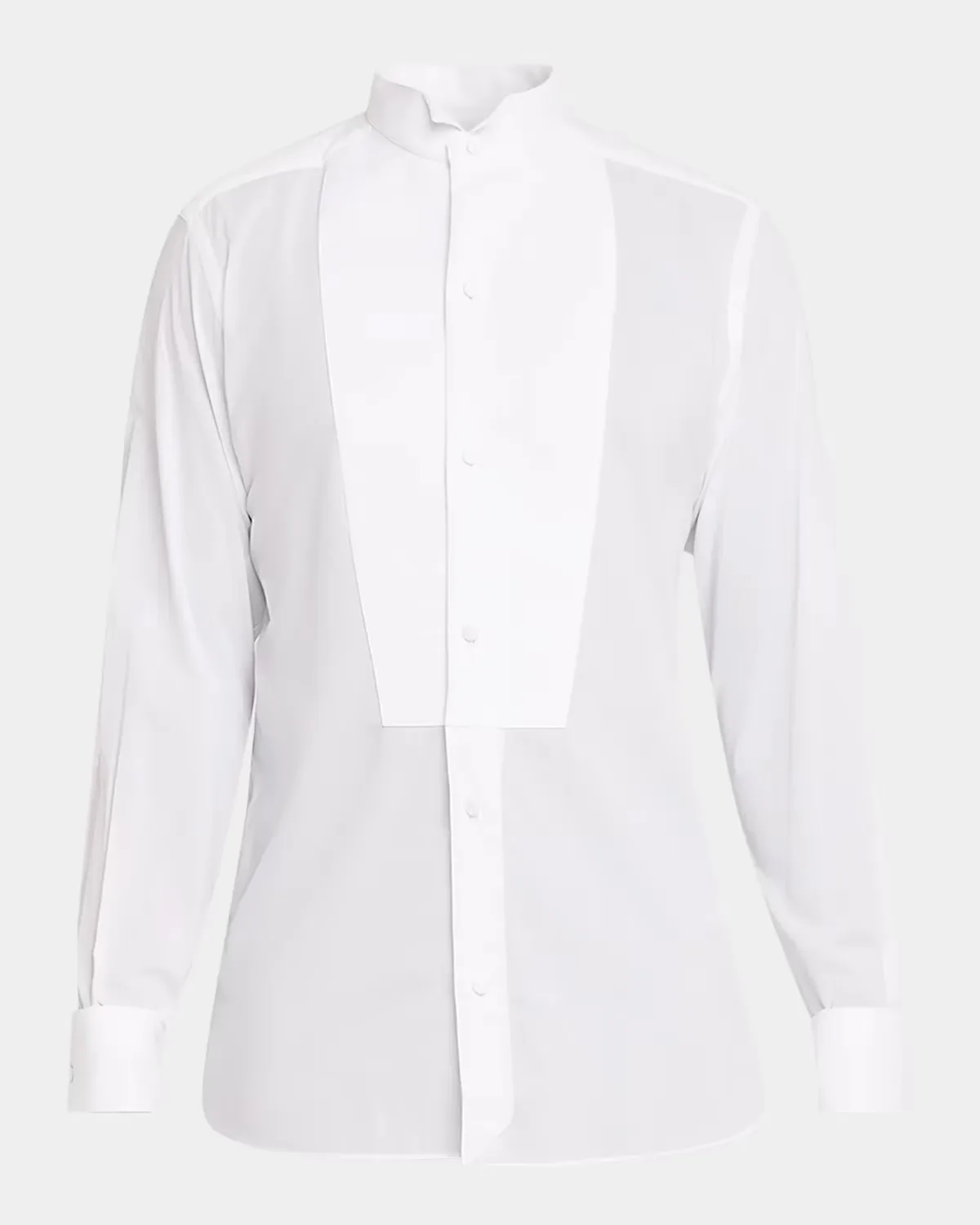 Cotton Pique Tuxedo Shirt