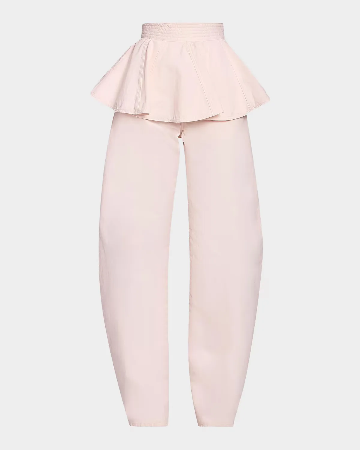 Tinted Peplum Denim Belt by ALAA