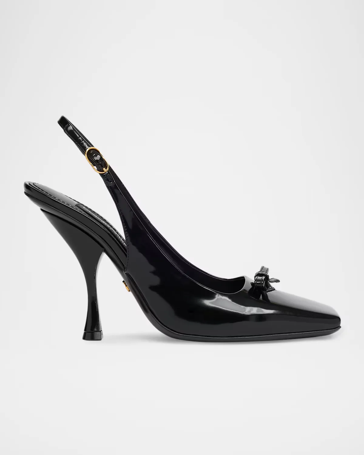 105mm Patent Leather Slingback Pumps by Dolce & Gabbana
