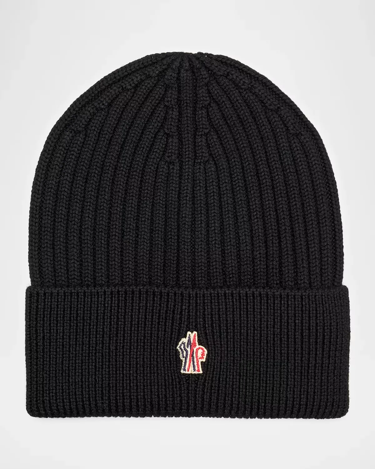 Ribbed Virgin Wool Beanie by Moncler