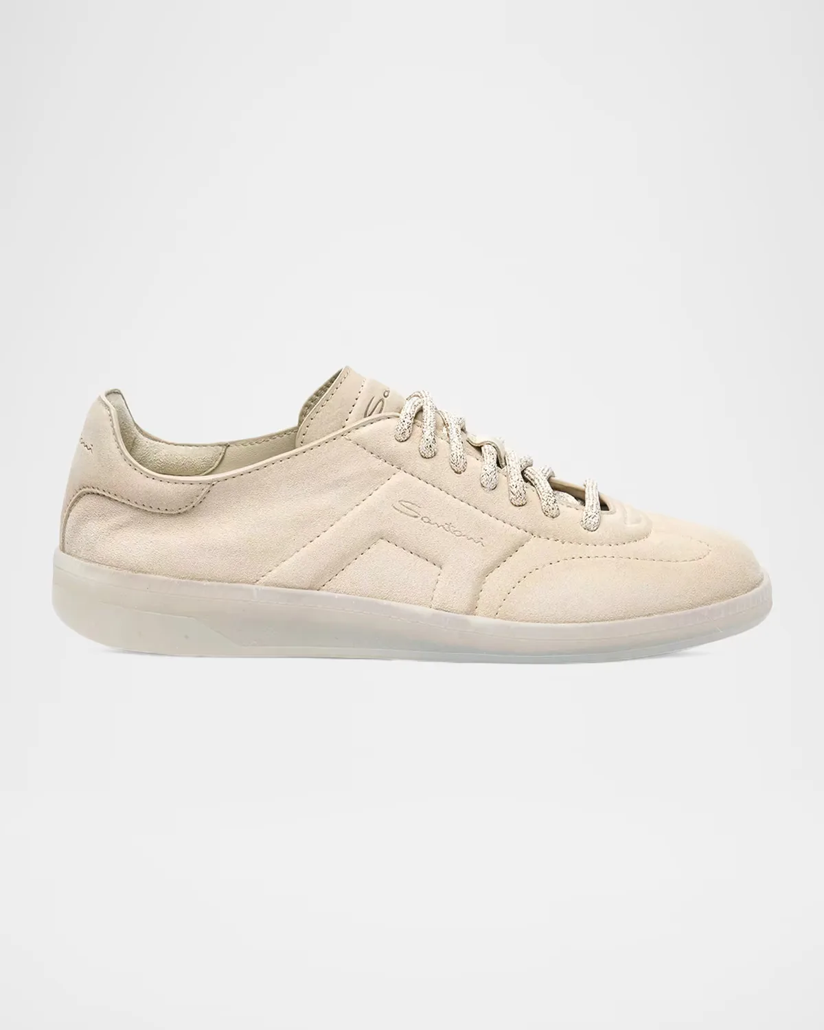 Oly Suede Low-Top Sneakers by Santoni