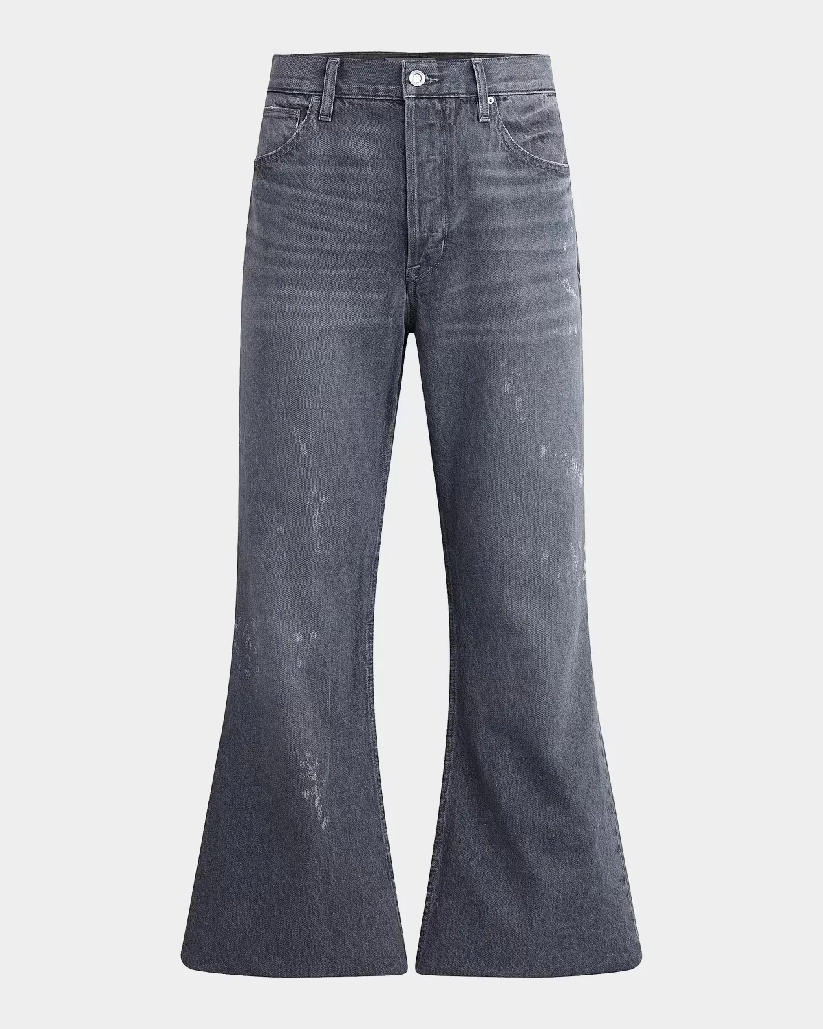 Hendrix Whiskered Flared Jeans by Hudson