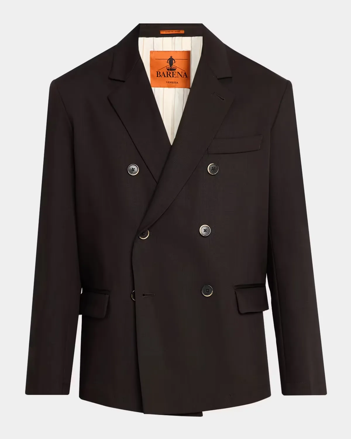 Refuso Cotton Double-Breasted Blazer by Barena