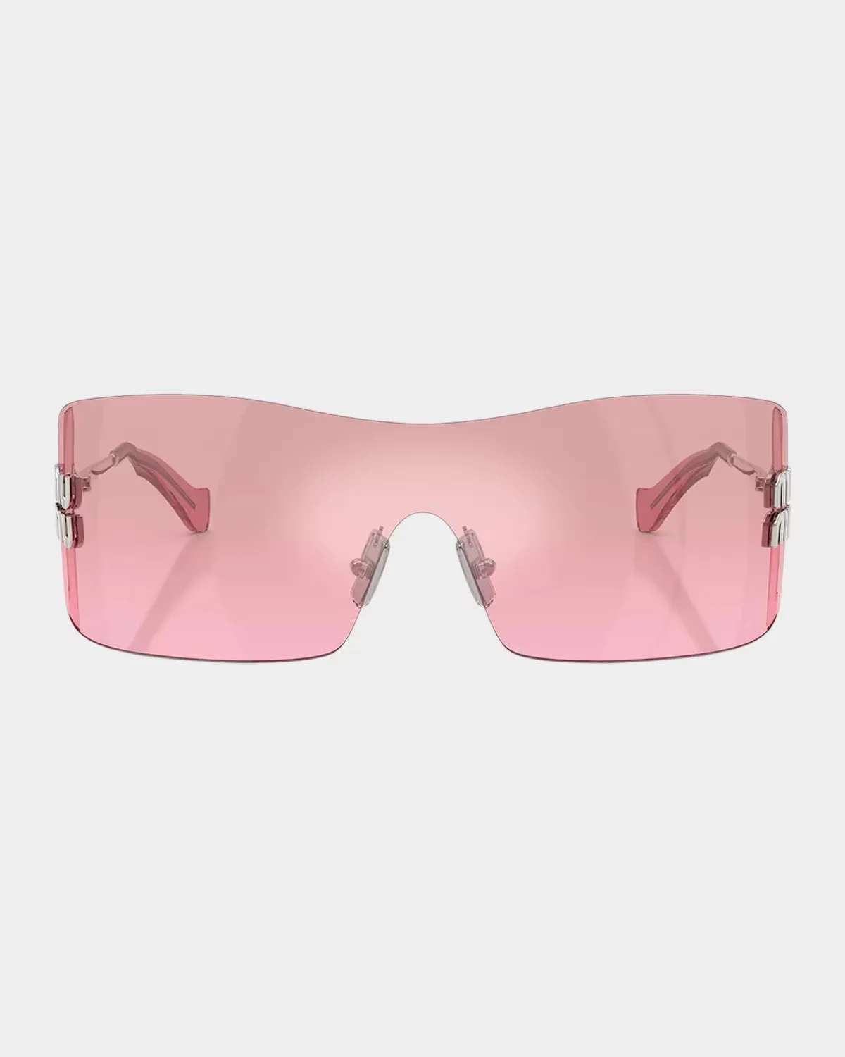 144MM Shield Sunglasses by Miu Miu