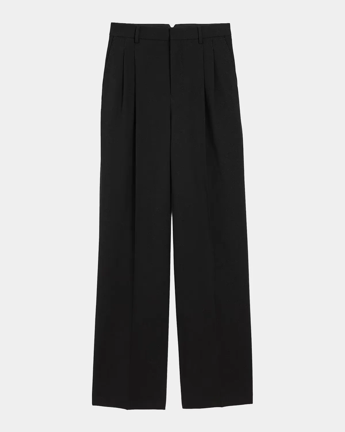 Zuit Wool Two-Pleat Trousers by Ami Paris