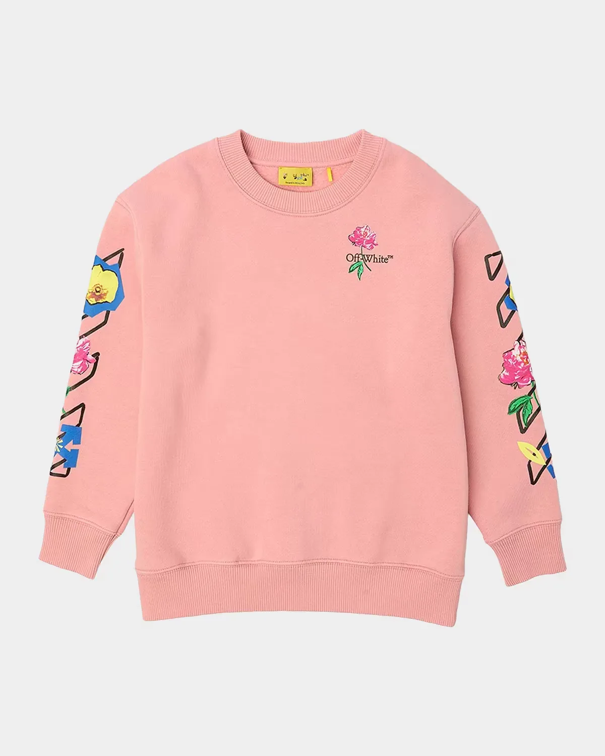 Diag Flower Crewneck Sweatshirt by Off-White