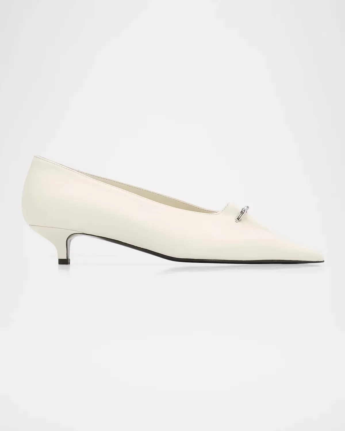 35mm Pierced Nappa Leather Pumps by Totême