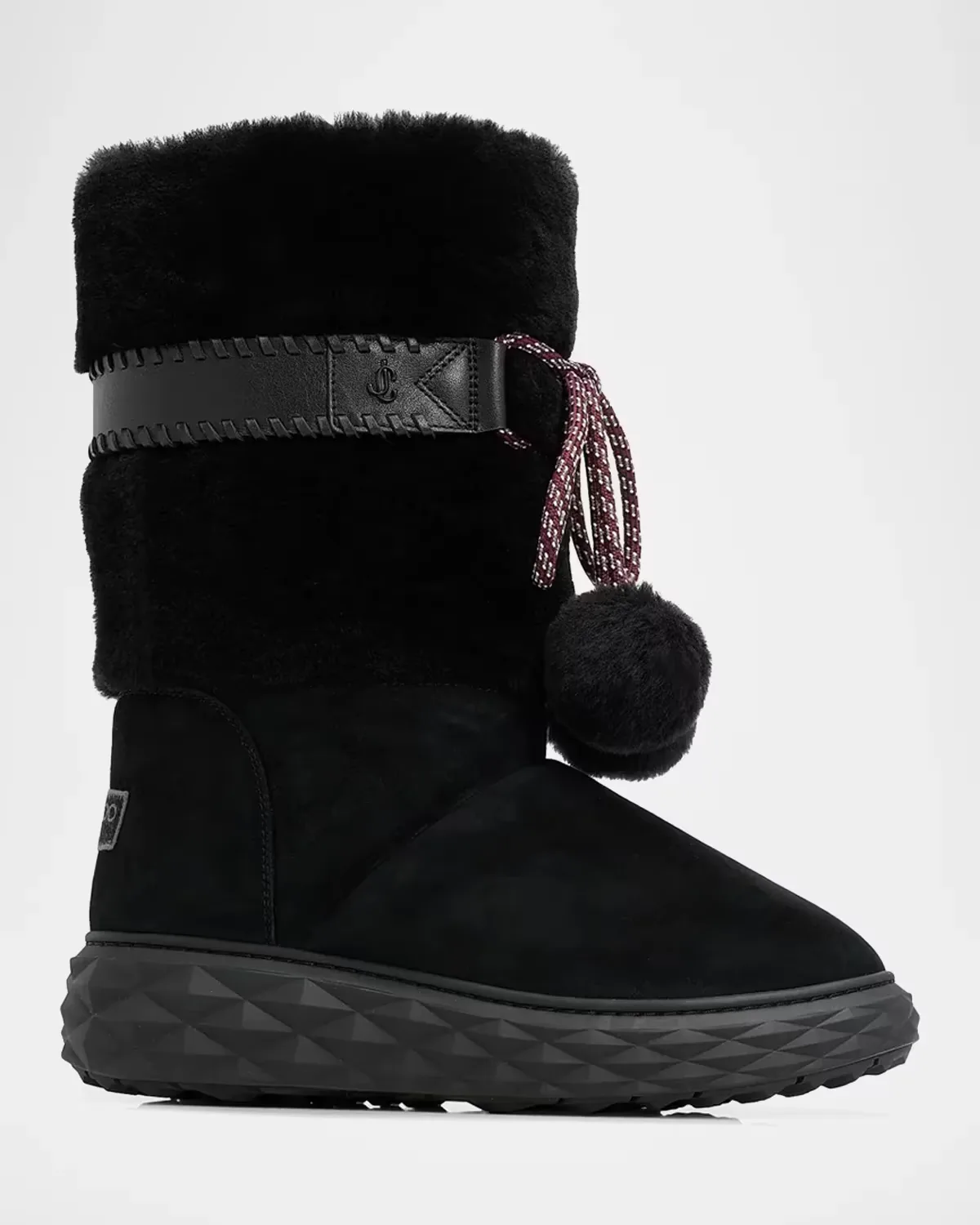 Cobi Shearling & Suede Boots by Jimmy Choo