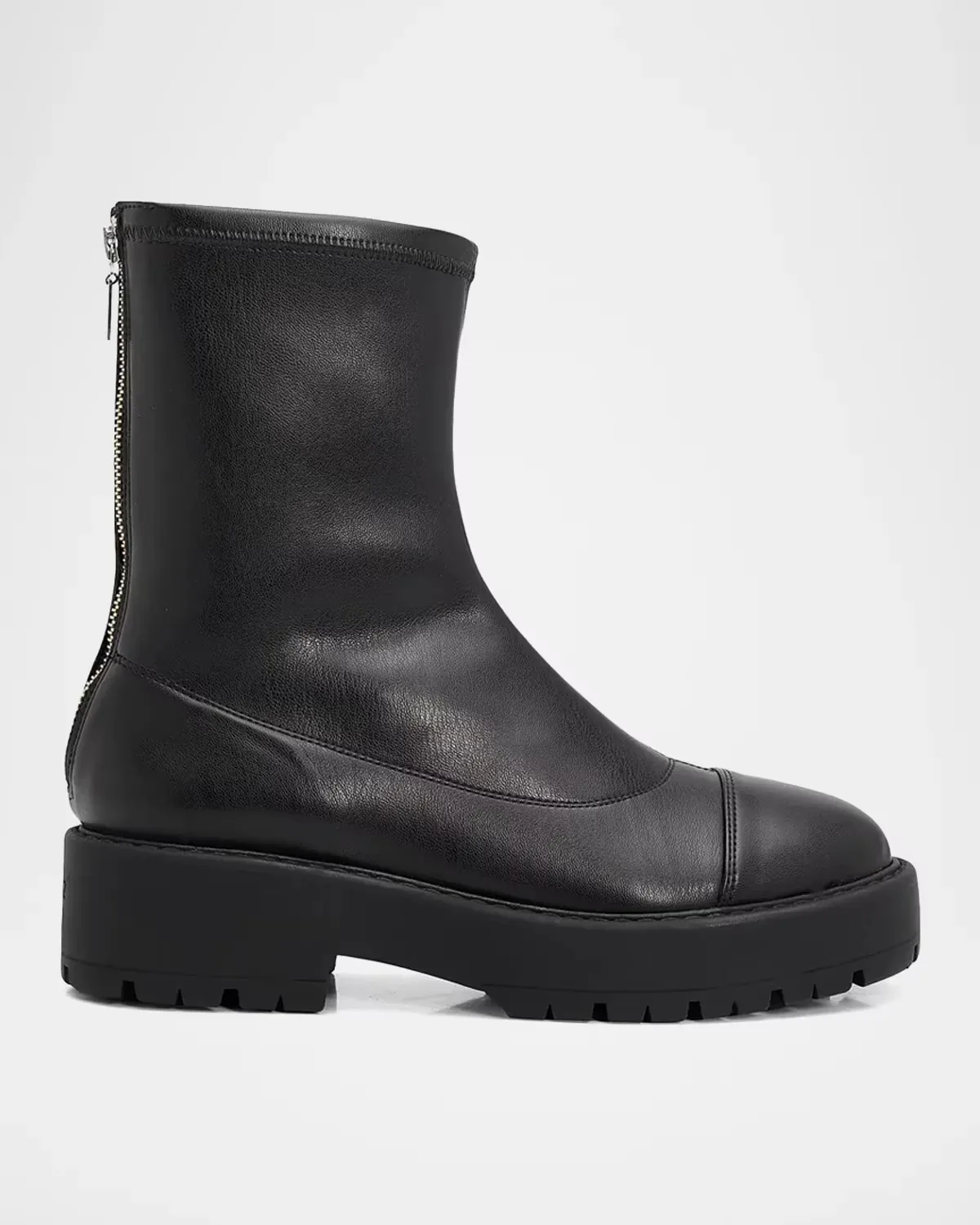 Rita 90MM Leather Platform Boots by SCHUTZ