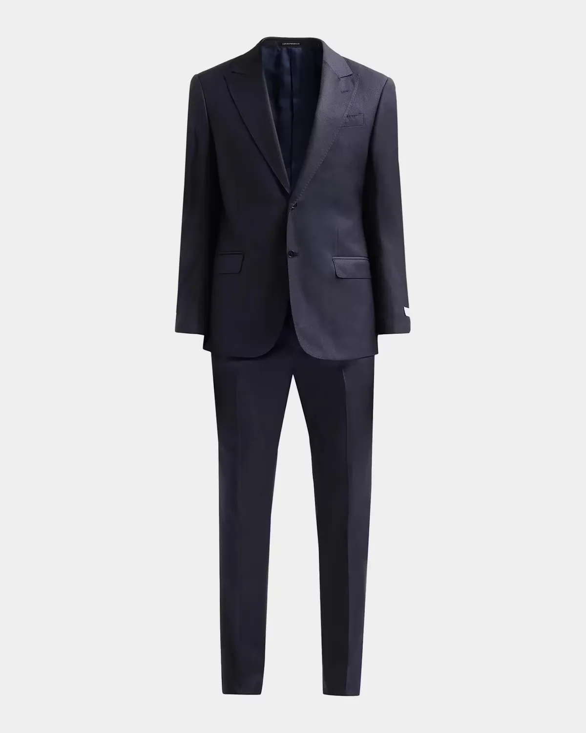 Birdseye Wool Single-Breasted Suit by Armani