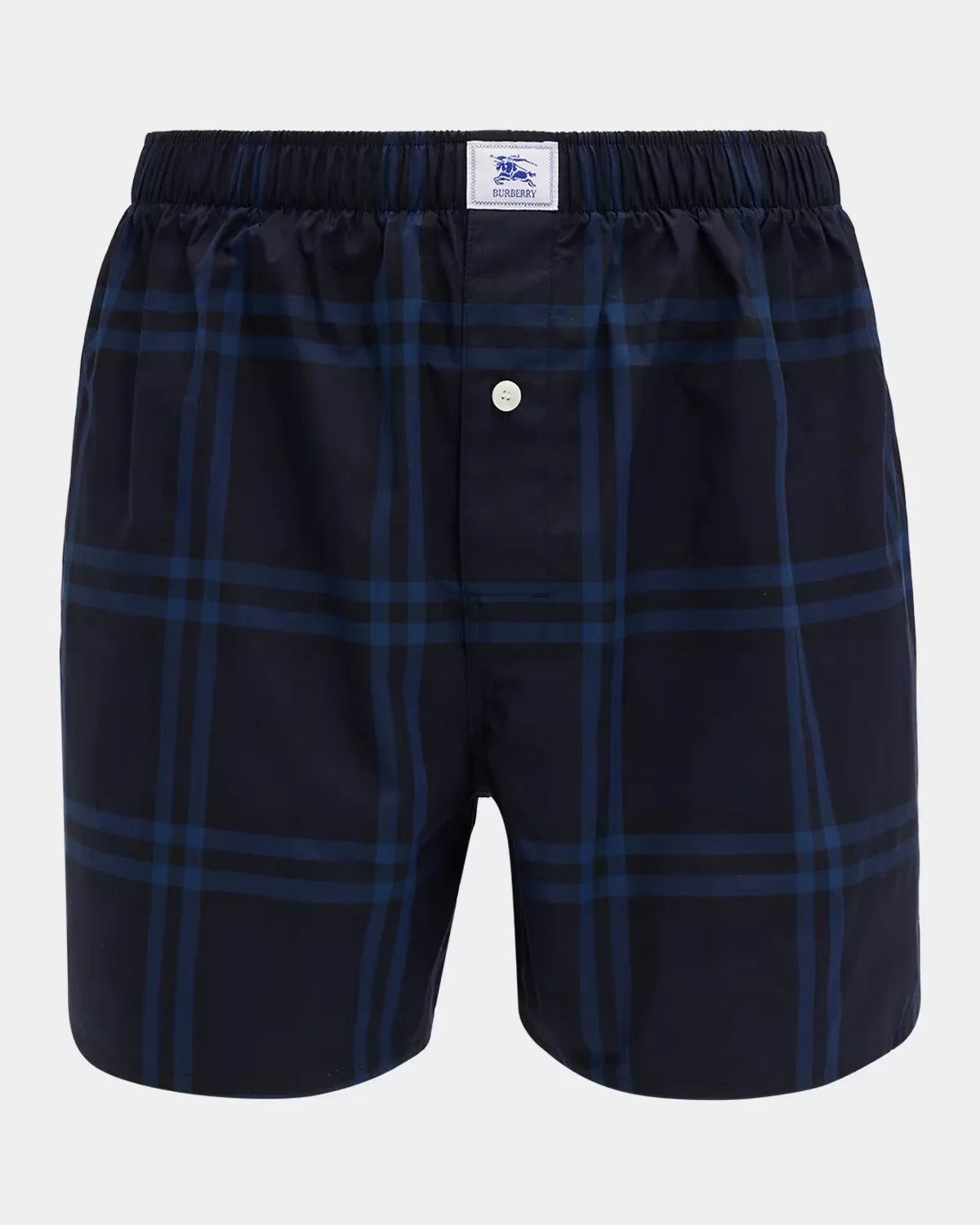 Barnaby Checked Cotton Boxer Shorts by Burberry