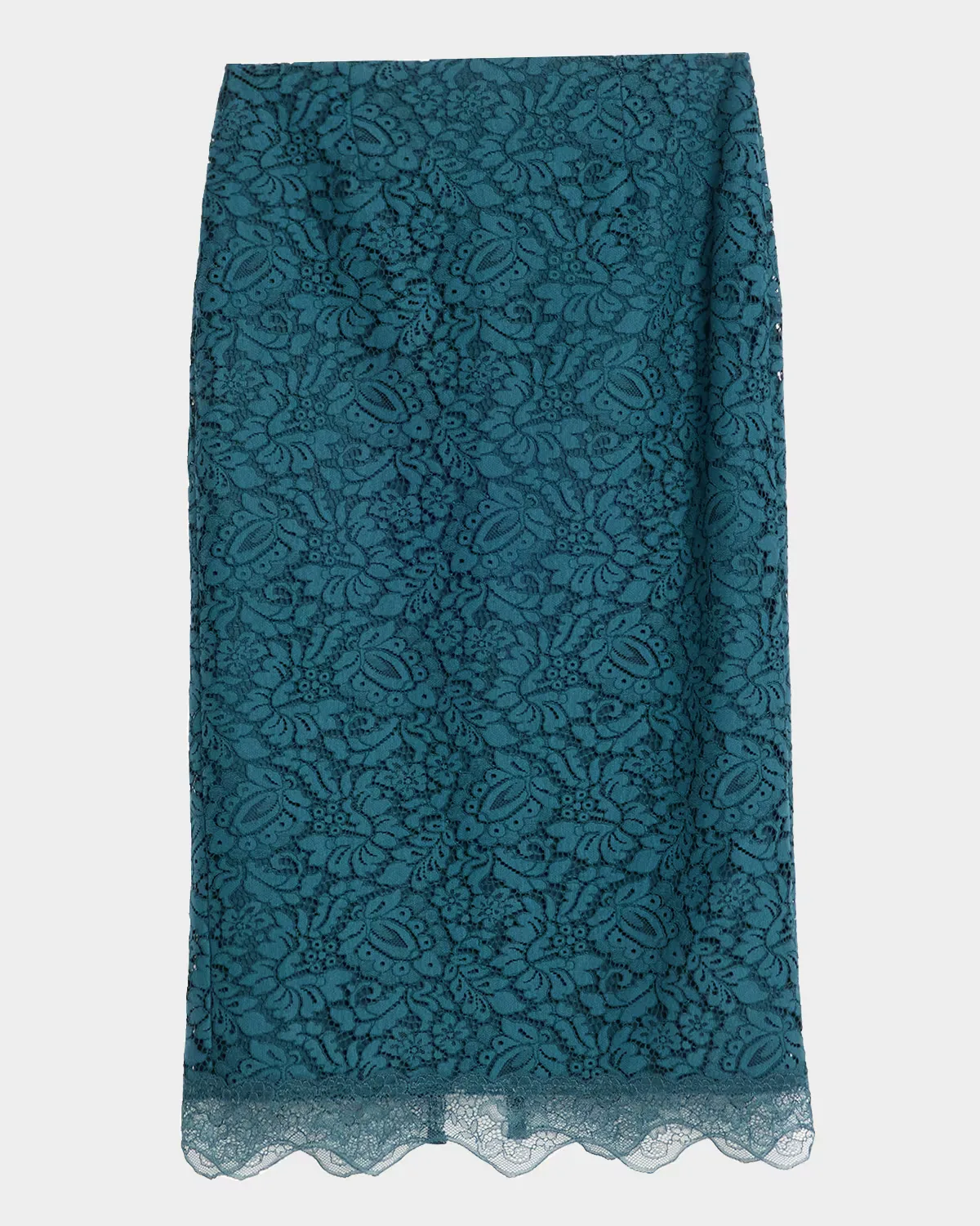 Suad Floral Lace Midi Skirt by Chiara Boni La Petite Robe