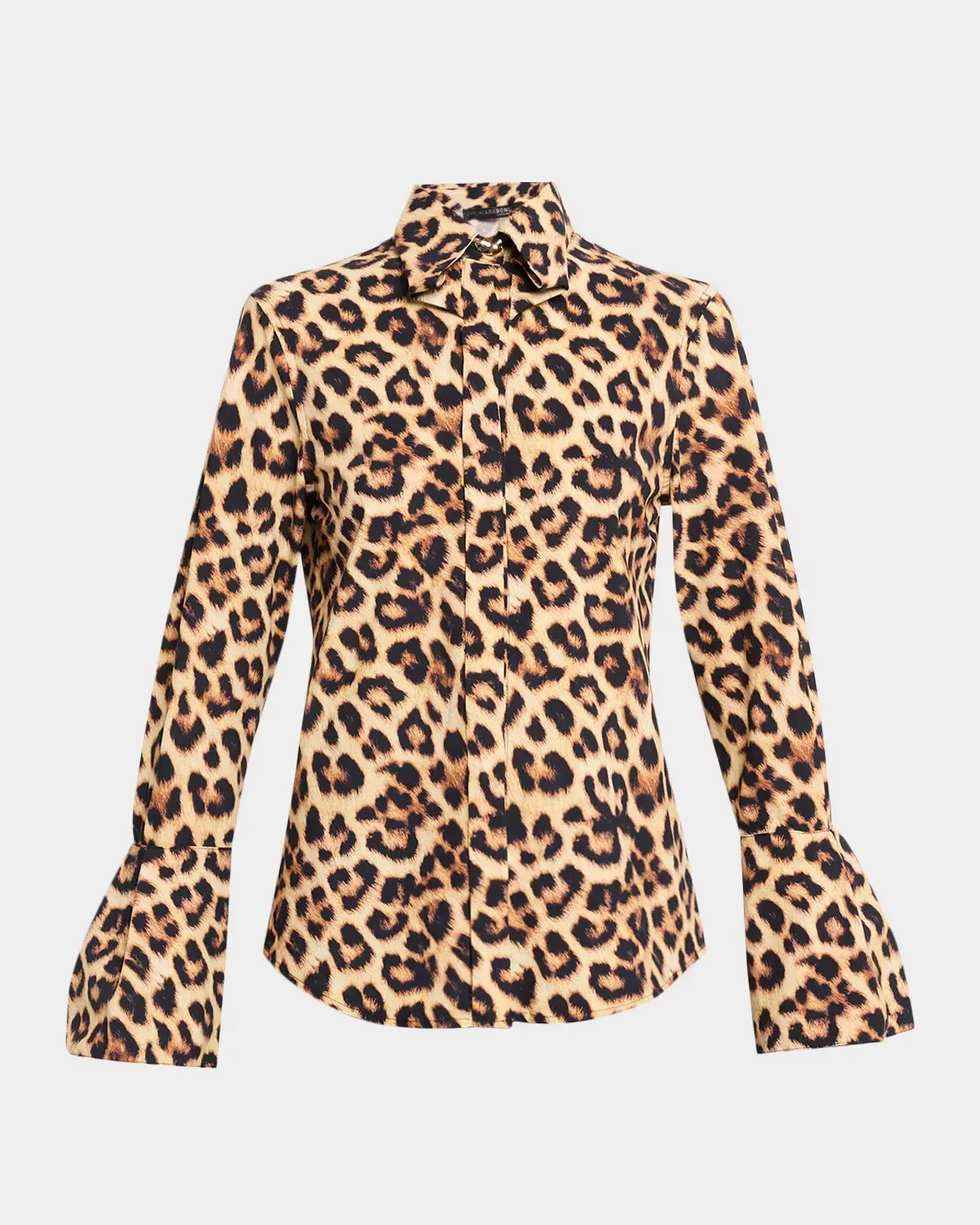 Ayika Leopard-Print Blouse by Chiara Boni La Petite Robe