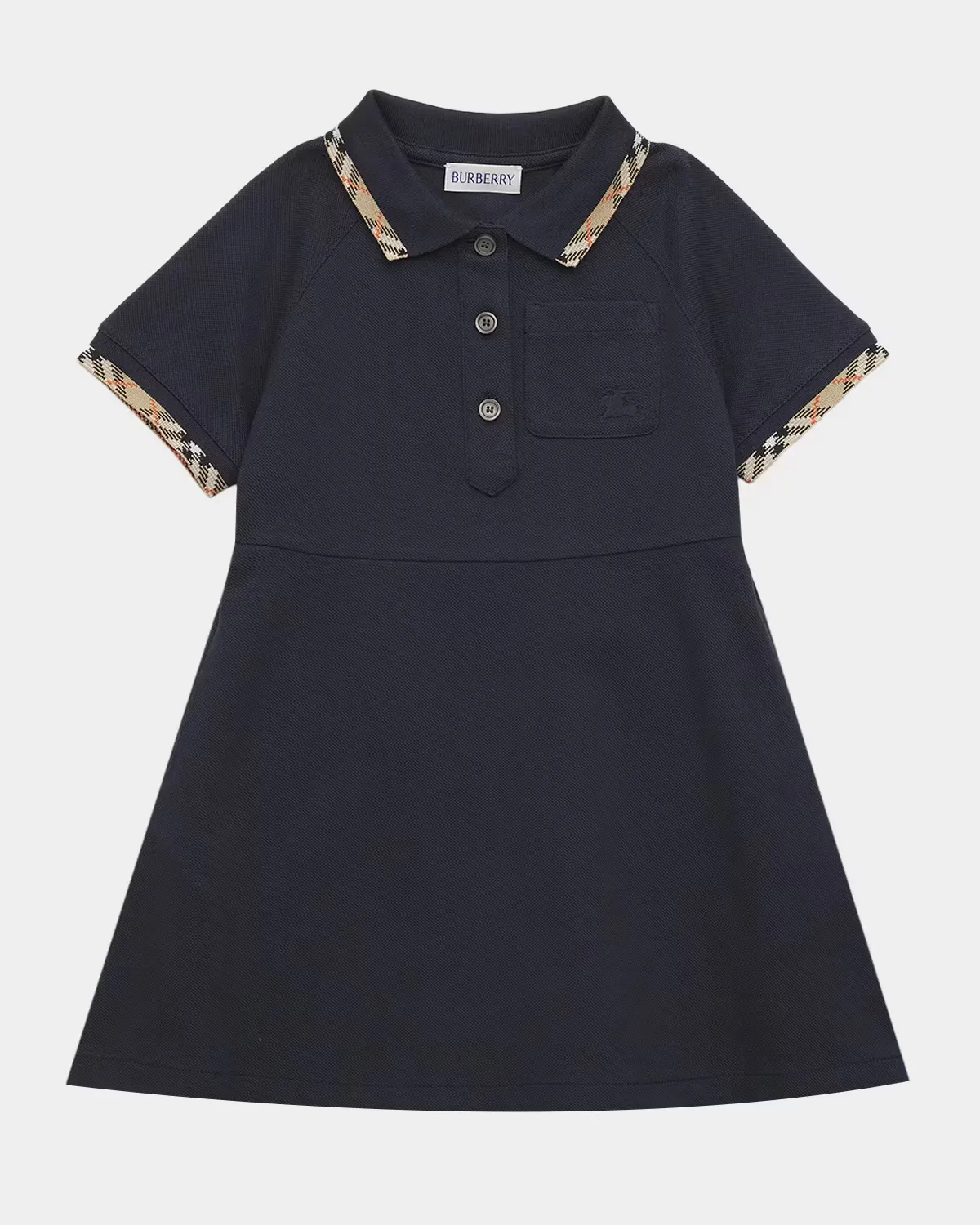 Romola Cotton Piqué Polo Shirt Dress by Burberry