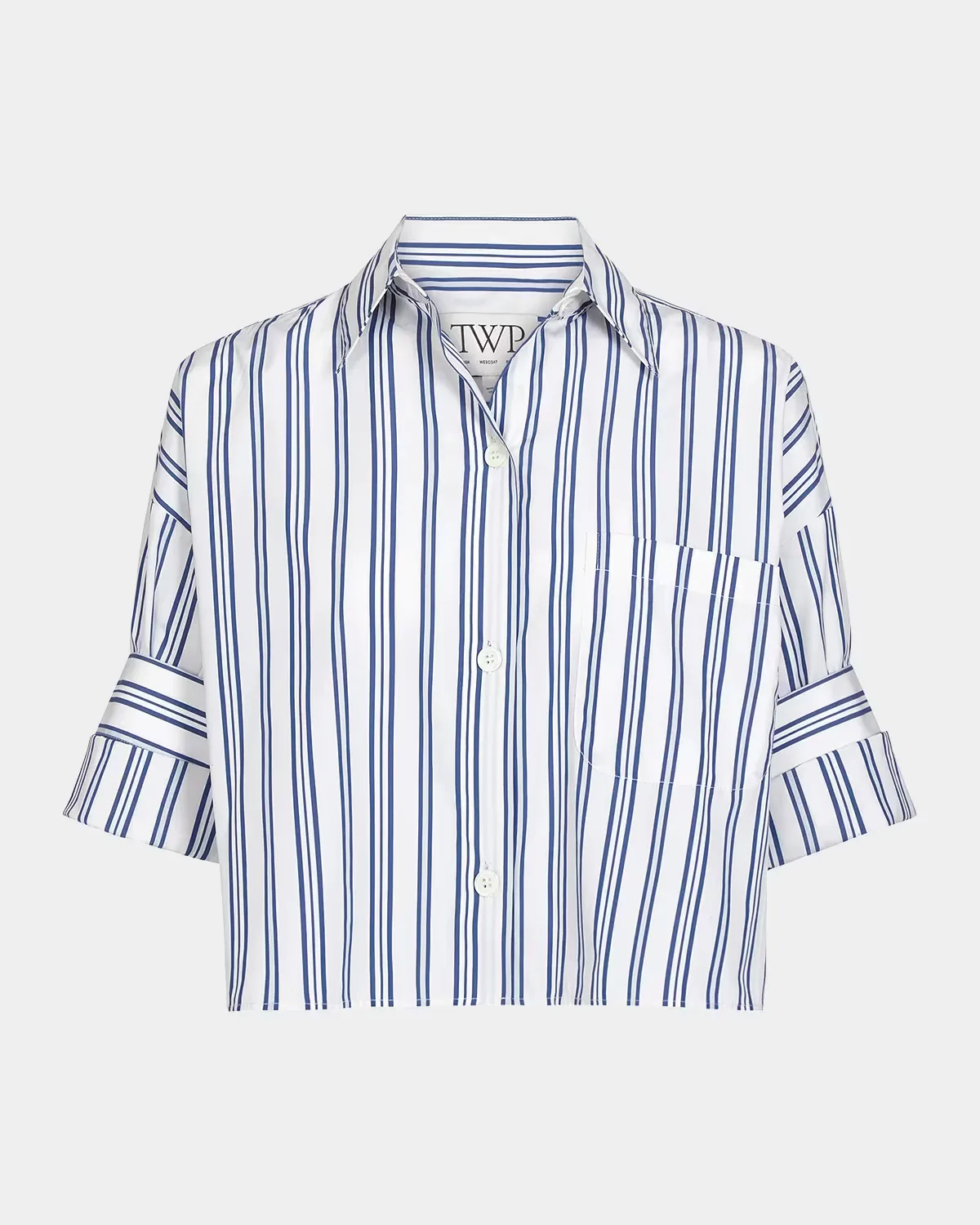 Next Ex Cropped Cotton Poplin Shirt