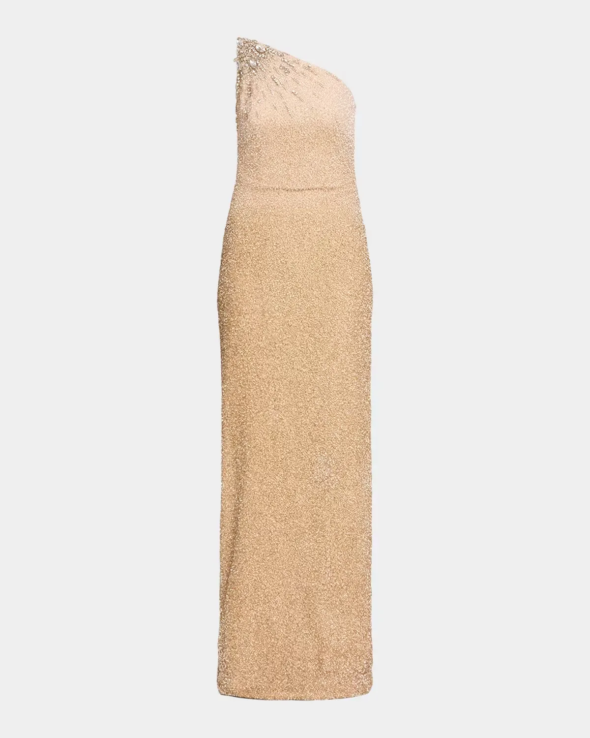Ombre Signature Sequined Strapless Column Gown by Pamella Roland