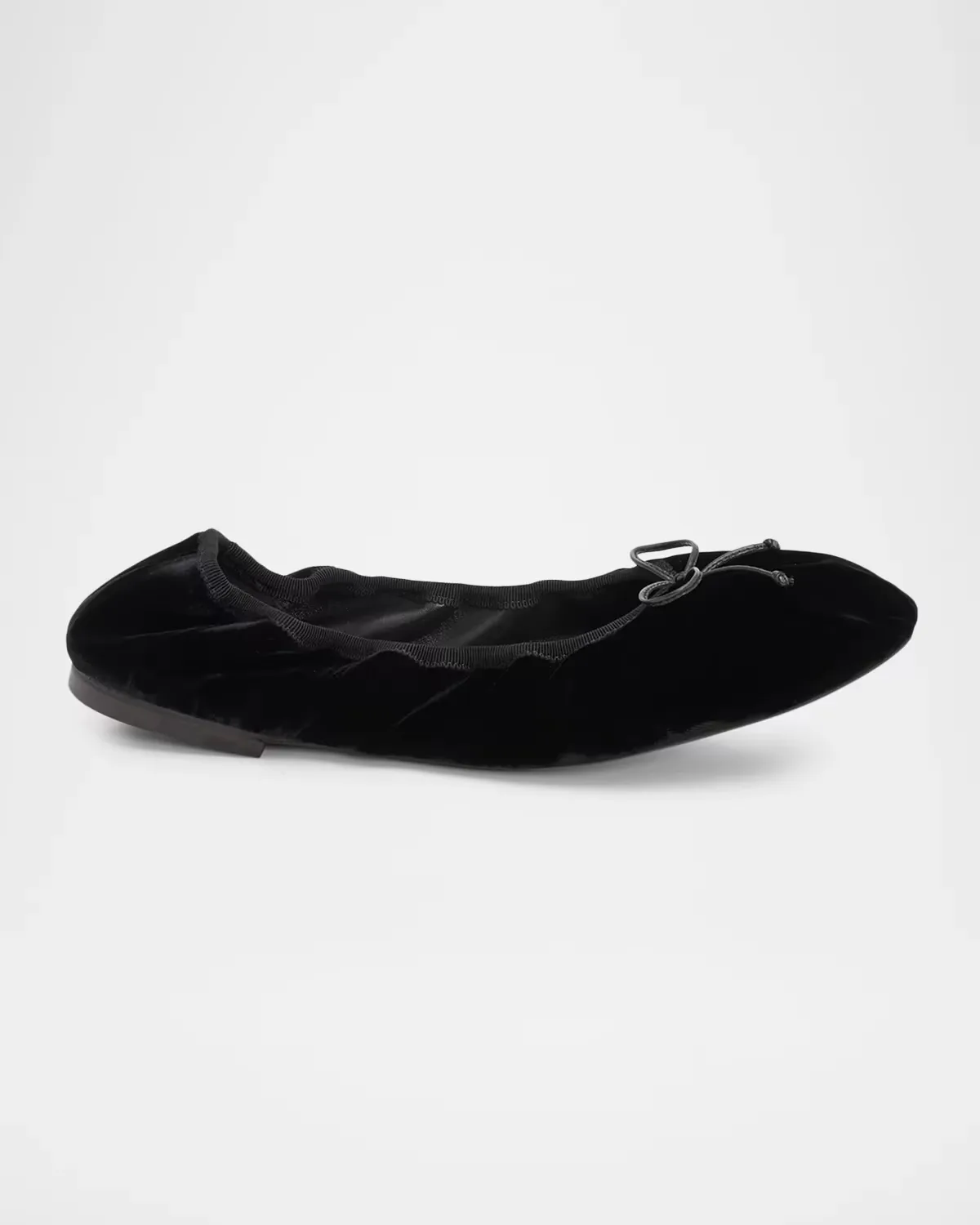Nia Velvet Ballerina Flats by Stuart Weitzman