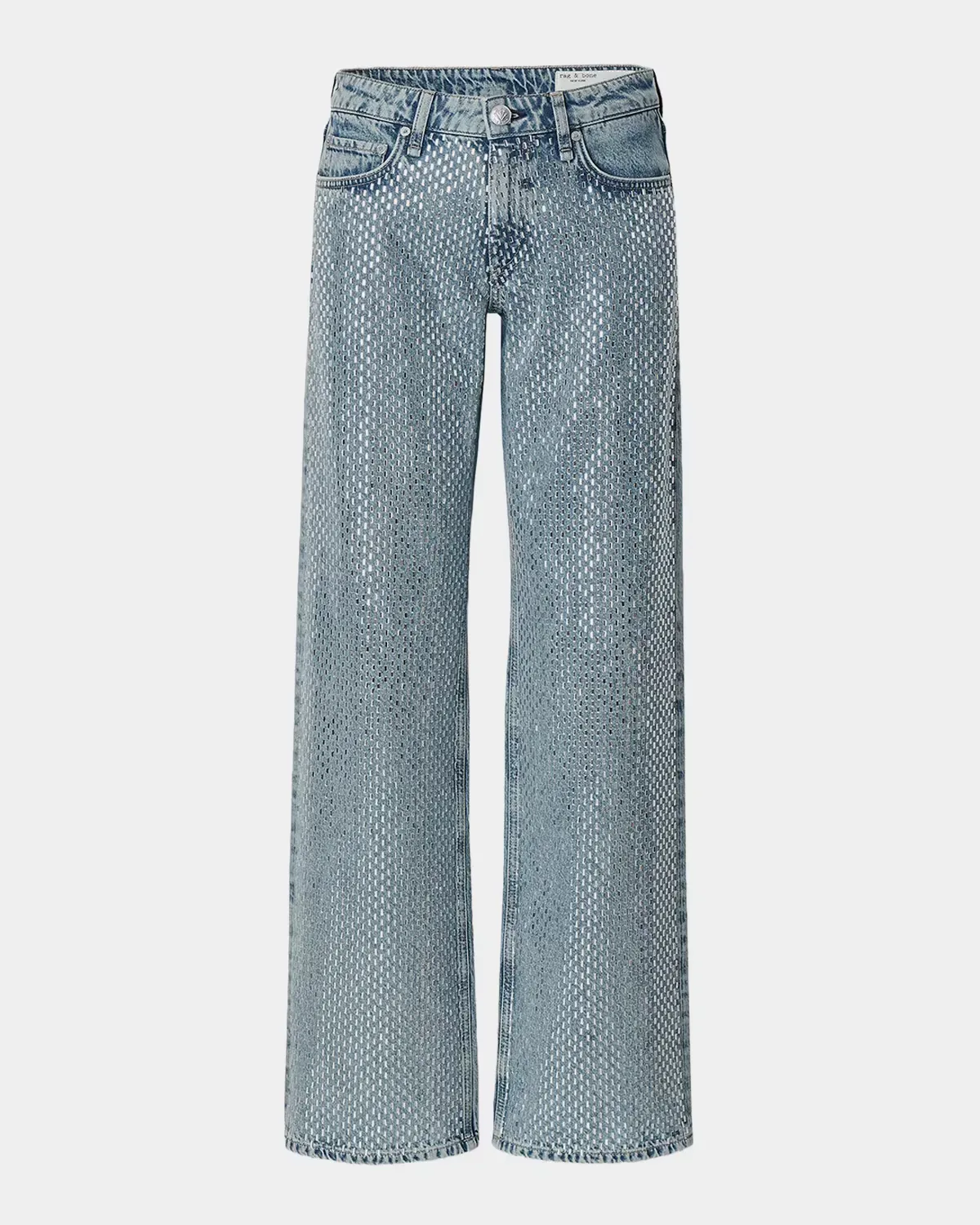 Cam Embellished Straight-Leg Jeans by rag & bone