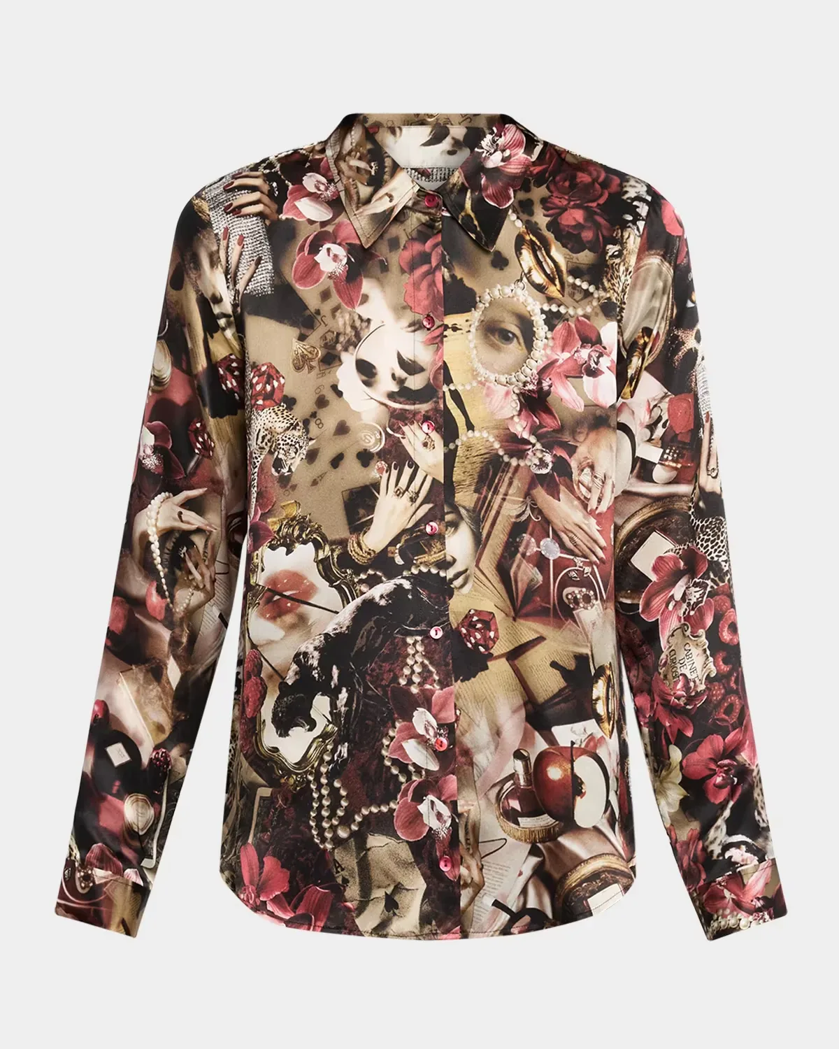 Tyler Printed Silk Blouse by L & apos;AGENCE