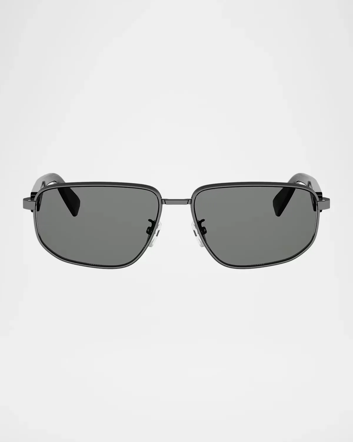 58MM Polarized Rectangular Sunglasses by BVLGARI