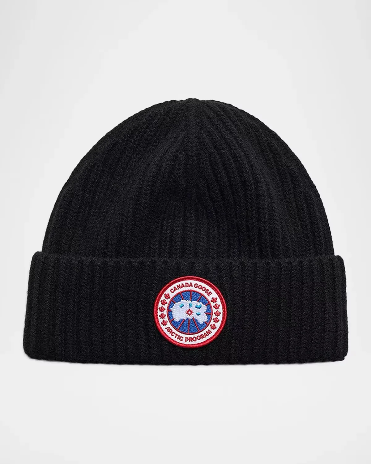 Logo Merino-Wool & Cashmere Beanie by Canada Goose