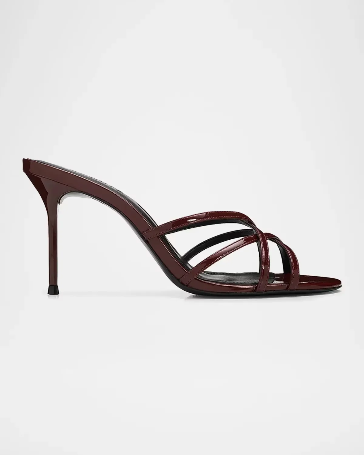 Marion 100MM Slip-On Patent Leather Sandals by SCHUTZ