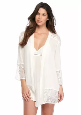 Crinkle Wrap Robe by Linea Donatella