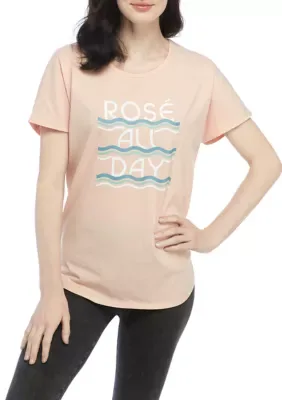 Studio Short Sleeve Ros All Day Graphic T-Shirt by Wonderly
