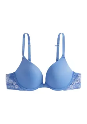 Push Up Plunge Lace Bra by Parisian