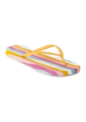Cabana by Crown & Ivy Printed Flip Flops by Cabana by Crown & Ivy