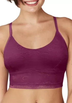 Stretch Lace Longline Bralette