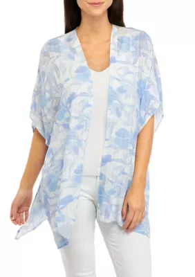 Watercolor Floral Kimono by Wonderly