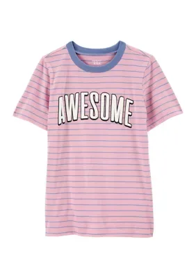 Short Sleeve Awesome Graphic T-Shirt by Carter's
