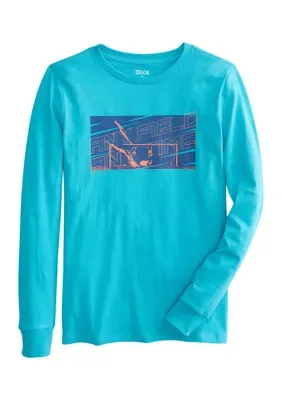 Long Sleeve Graphic T-Shirt by Zelos
