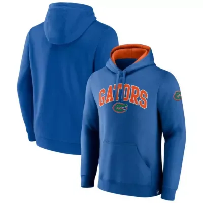 NCAA Fanatics Florida Gators Arch & Logo Tackle Twill Pullover Hoodie by Fanatics