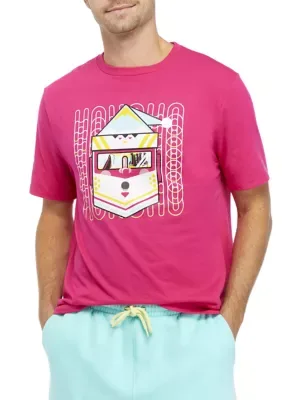 Cabana by Crown & Ivy Short Sleeve Graphic T-Shirt by Cabana by Crown & Ivy