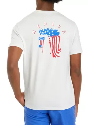 Cabana by Crown & Ivy Short Sleeve Crew Neck Graphic T-Shirt by Cabana by Crown & Ivy