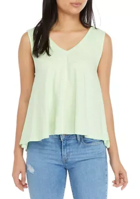 Soft Shop Cross Back Solid Tank Top by True Craft