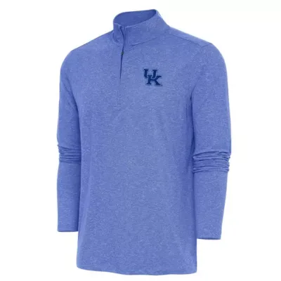 NCAA Kentucky Wildcats Hunk Quarter-Zip Pullover Top by Antigua