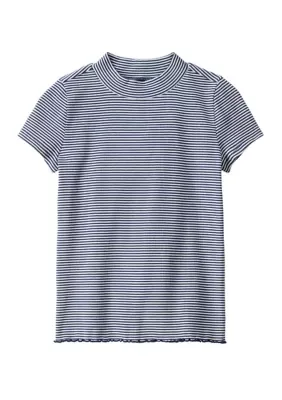 Ribbed Mock Neck Top by Carter's