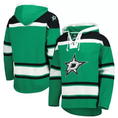 NHL Kelly Dallas Stars Superior Lacer Pullover Hoodie by 47