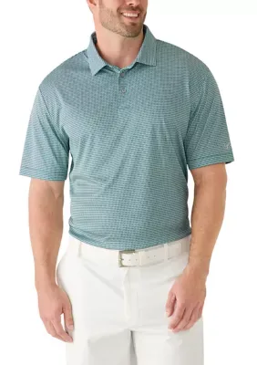 Short Sleeve Bird Print Polo Shirt by Pro Tour