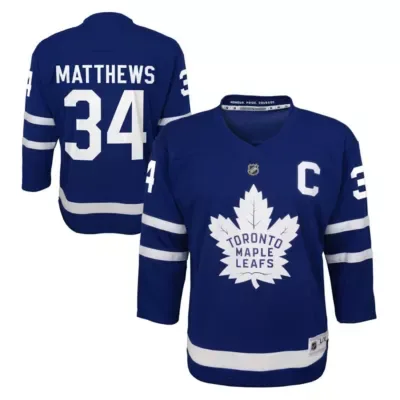 NHL Auston Matthews Toronto Maple Leafs Replica Player Jersey by Outerstuff