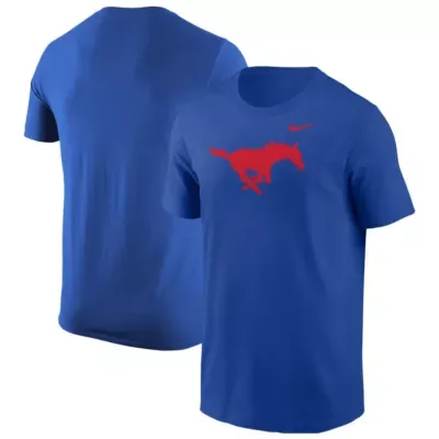 NCAA Nike SMU Mustangs Primary Logo T-Shirt by Nike