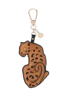 Leopard Leather Hangoff by Brahmin
