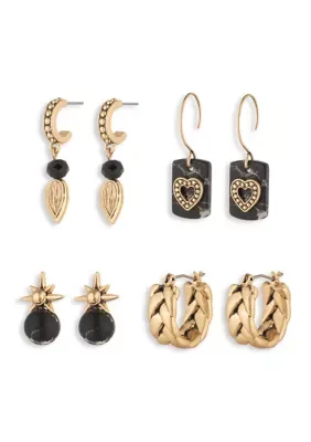 Stone Heart Earring Set by Lainey Wilson